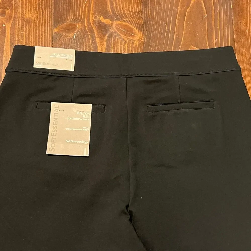 New with tags Soft Surroundings Pull-On Slim Ankle Pants – Size Large L lg - Picture 9 of 10